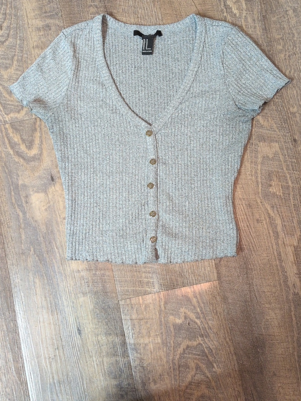 Forever 21 Ribbed Crop Top